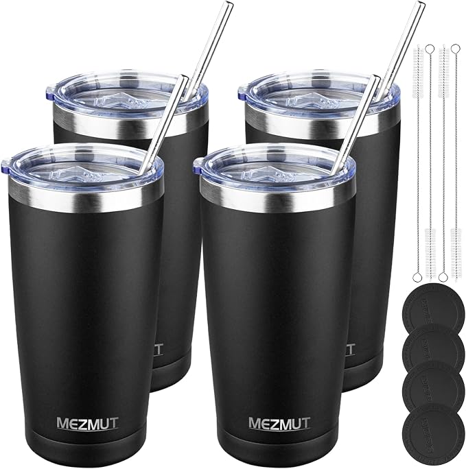 MEZMUT 20oz Insulated Tumbler Cup Travel Coffee Mug