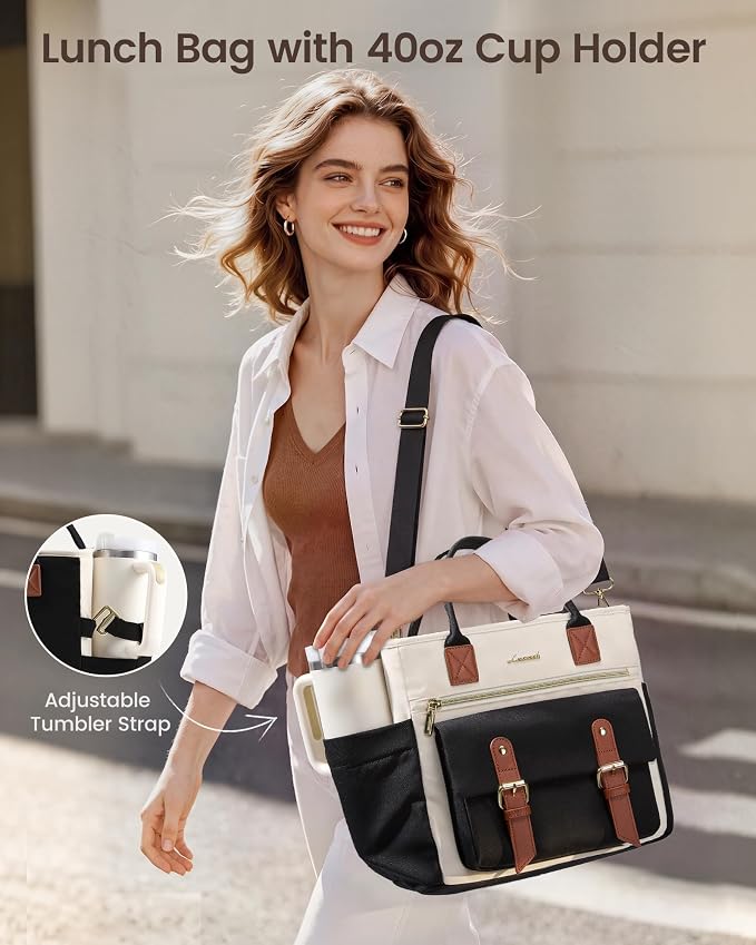 LOVEVOOK Insulated Lunch Bag Women, 21L X-Large Family Lunch Box Lunch Tote |