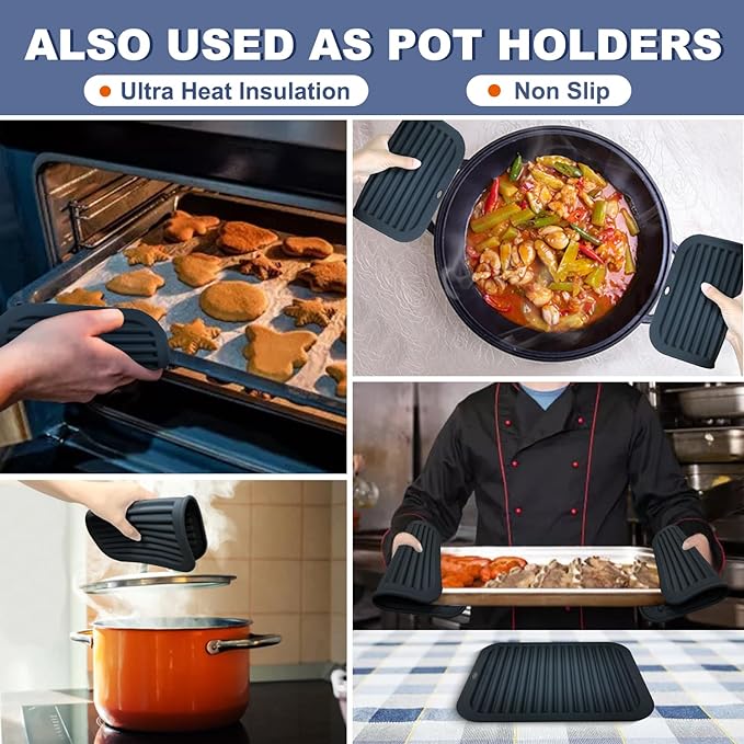 Walfos Silicone Trivets for Hot Pots and Pans