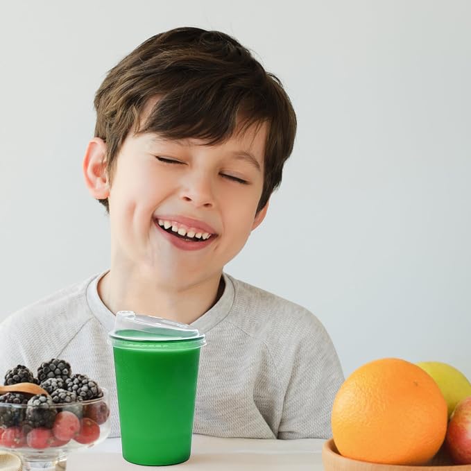 L LIKED 20 Pack 12oz Kids Cups, Spill Proof Party Cups