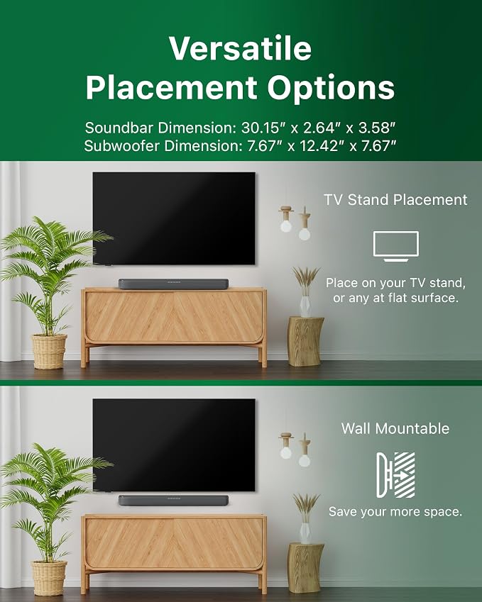 PHILIPS B5309 Soundbar 2.1 - 240W Max Power