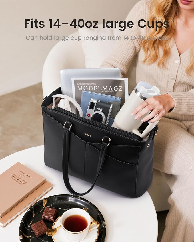 LOVEVOOK Lunch Tote Bag for Women, 3 in 1 Work Bag