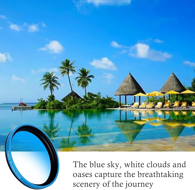 CPL Polarizer Filter, Phone Lens, 52mm Clip-on Polarizing,