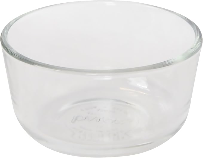 Pyrex 7202 1-Cup Bowls & 7202-PC Sour Cream Lids