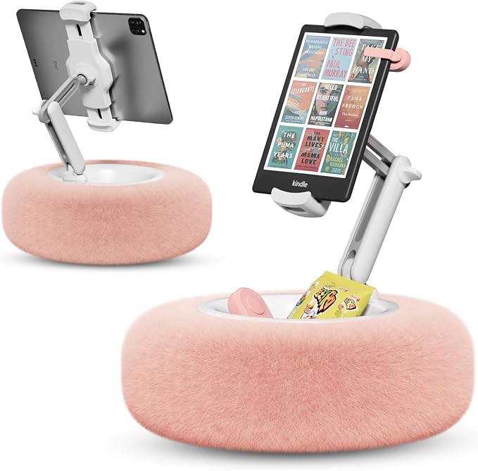 Tablet Pillow Stand for Reading, Adjustable Tablet Pillow Stand for Lap