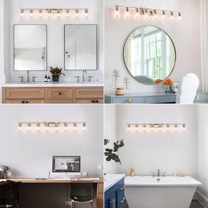 8 Light Bathroom Vanity Light