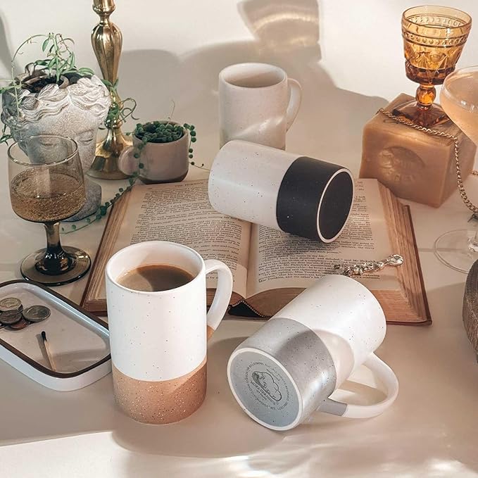 MORA Ceramics 12oz Coffee Mug Set of 4