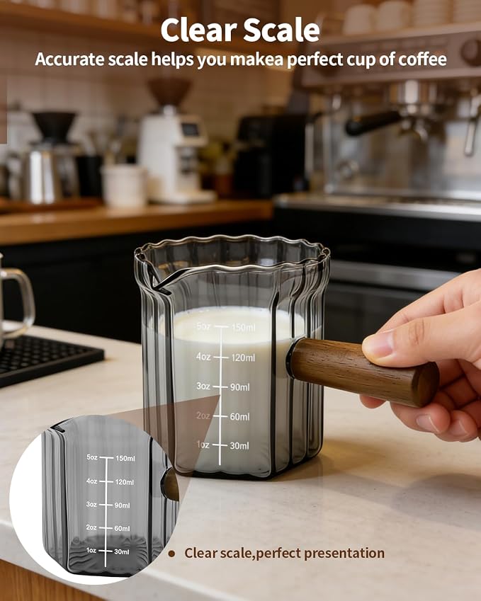 Espresso Measuring Cup 5 Oz, Espresso Glass Cups
