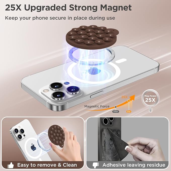 Magnetic Suction Cup Phone Mount