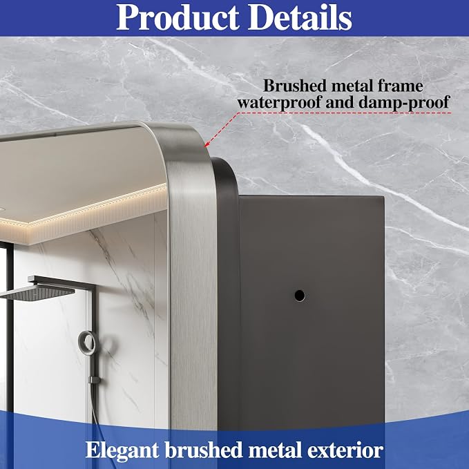 Bathroom Medicine Cabinet, Recessed & Surface Wall Cabinet