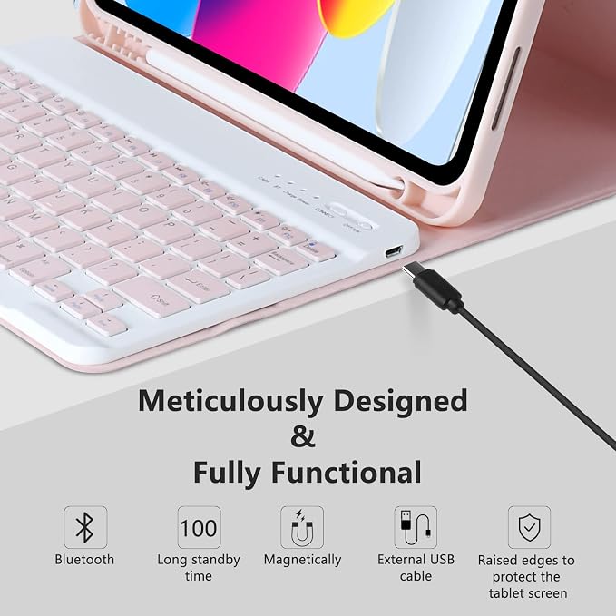 MMK iPad A16 Case, iPad 10th Generation Case