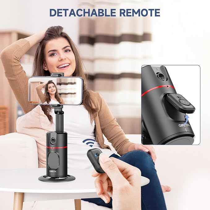 Auto Face Tracking Tripod, No App, Smart Shooting Phone Holder