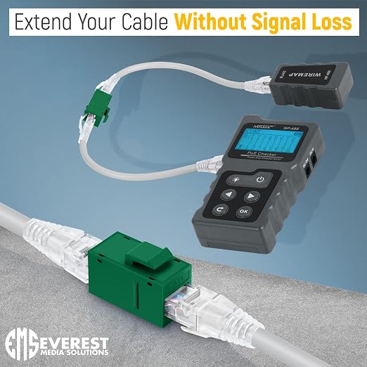 Everest RJ45 CAT6 Keystone Coupler in Green