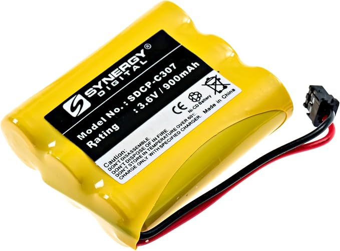 Synergy Digital Cordless Phone Battery, Compatible