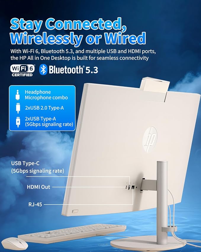 HP 27" All-in-One Desktop Computer