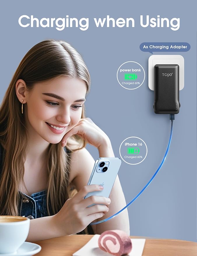 TG90° 10000mAh Portable Charger