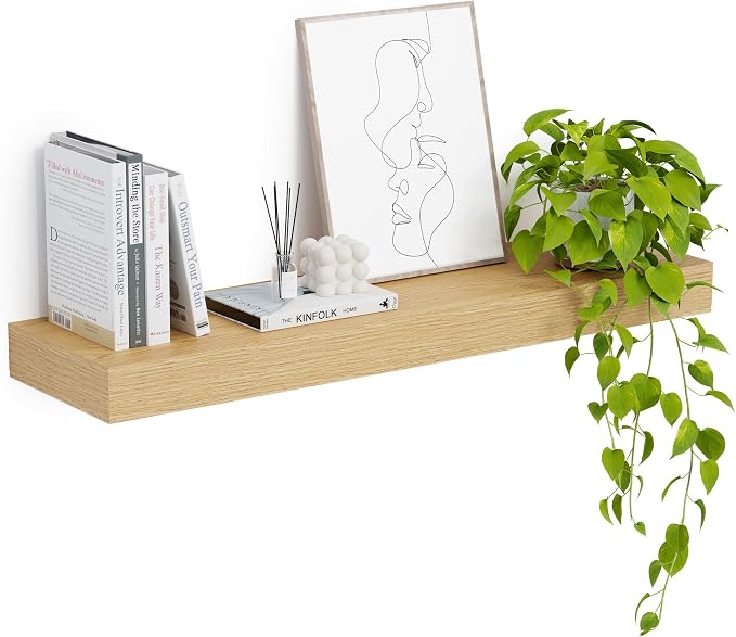 12" Deep Floating Shelves