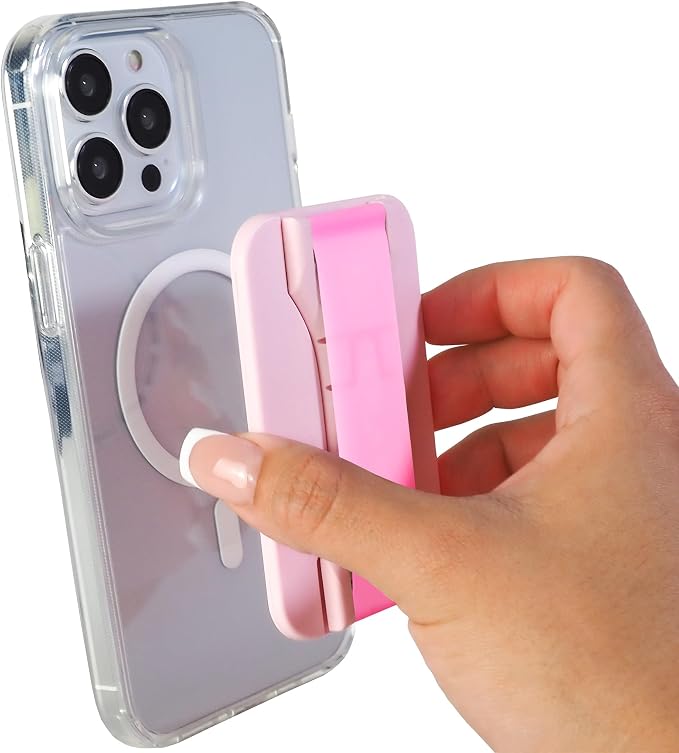 LoveHandle PRO MagSafe Compatible Magnetic Phone Grip w/Kickstand
