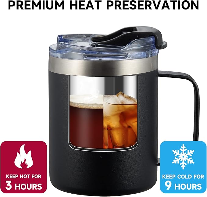 12oz Insulated Travel Coffee Mug