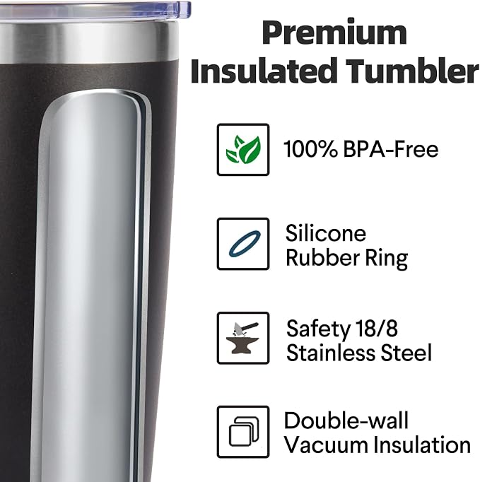Volhoply 20oz Stainless Steel Tumbler