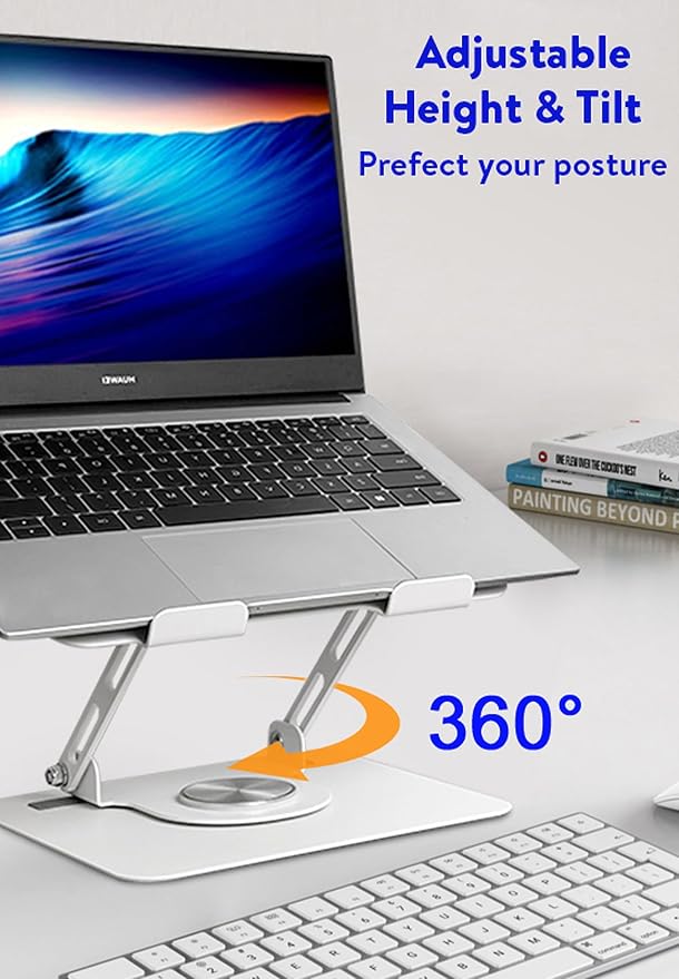 Uncaged Ergonomics Swivel Laptop Stand