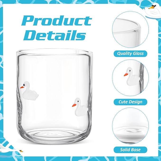 SiliFine Icon Juice Glasses, 14oz Stemless Wine Drinking Juice Glass Cup