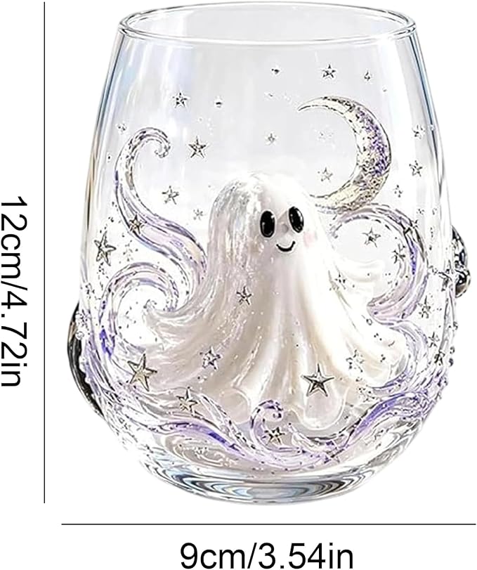3D Halloween Artisan Glassware Collection, Halloween Artisan Glass Cups |