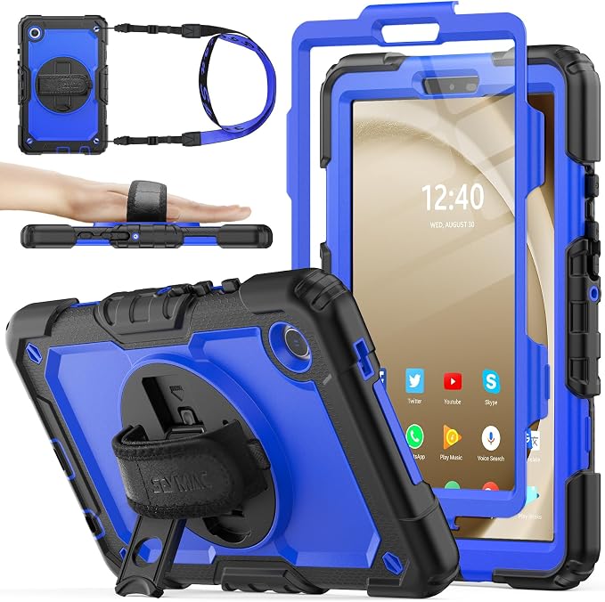 SEYMAC stock Case for Samsung Galaxy Tab A9 8.7'', Full-Body Drop Protection