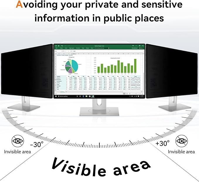 23.8 Inch Computer Privacy Screen Filter