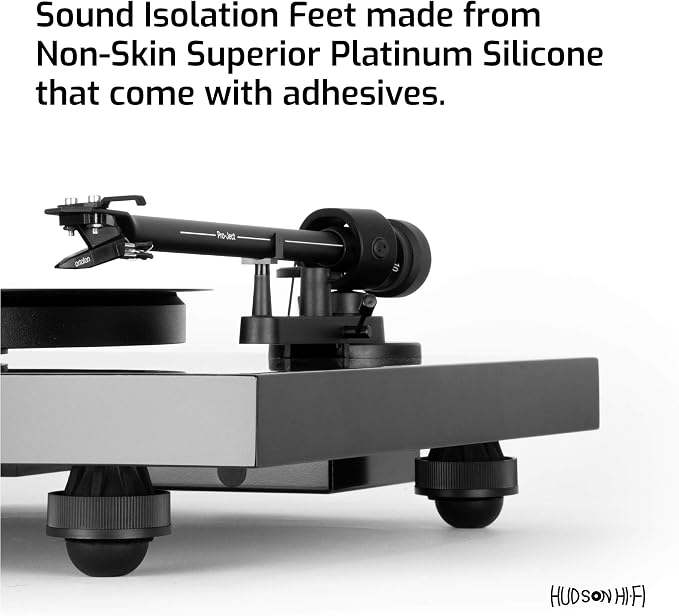 1" Platinum Silicone Speaker Isolation Pads