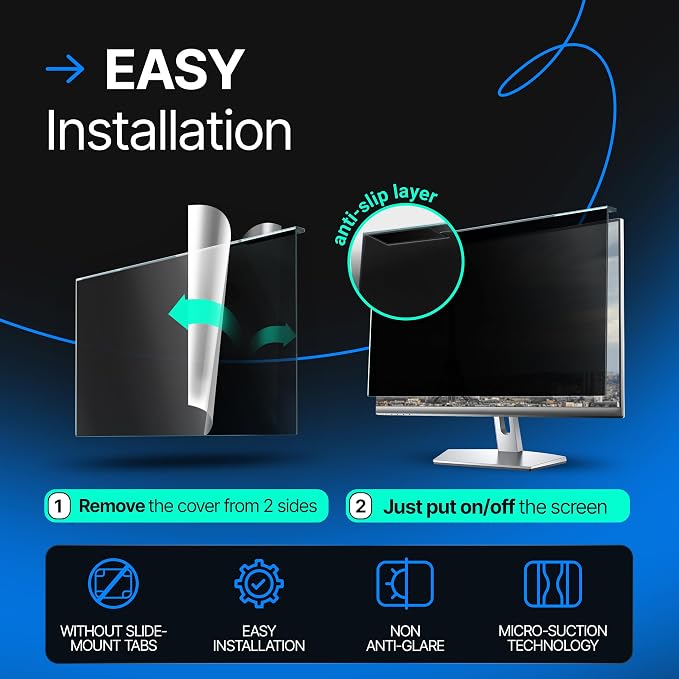 Universal Acrylic 17, 19 Inch Computer Privacy Screen Filter