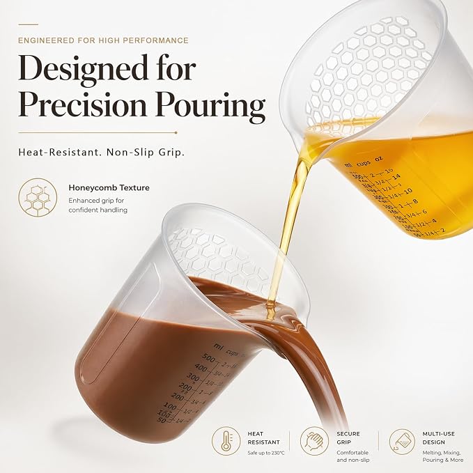 Palksky Silicone Measuring Cups Set