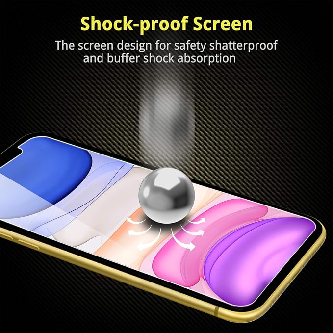 UNBREAKcable Screen Protector for iPhone 11/ iPhone XR 2 Pack, Double Defense