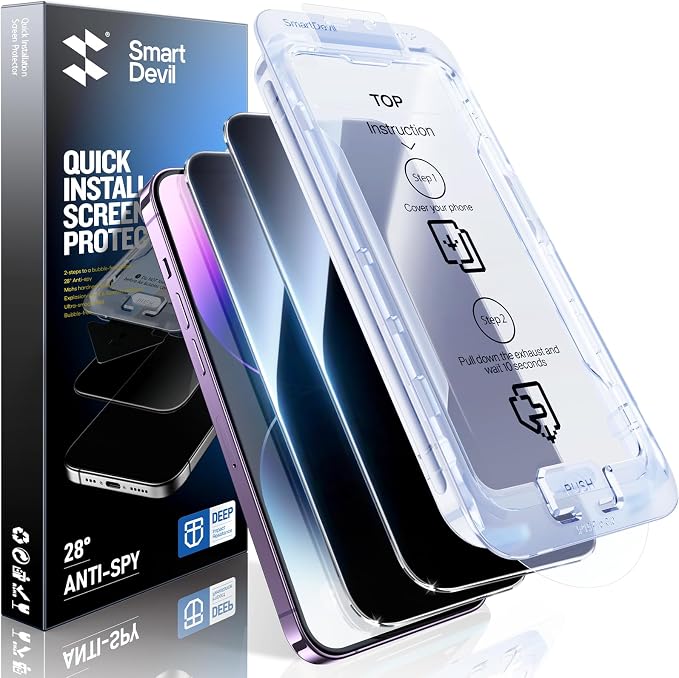 SMARTDEVIL 2PACK Privacy Screen Protector