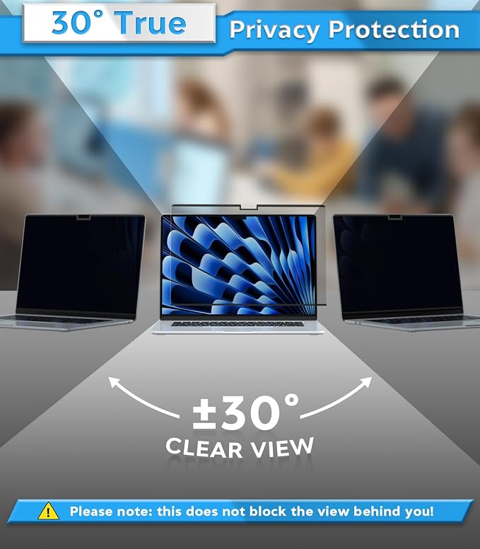 PYS Magnetic Privacy Screen for MacBook Air 15.3 Inch