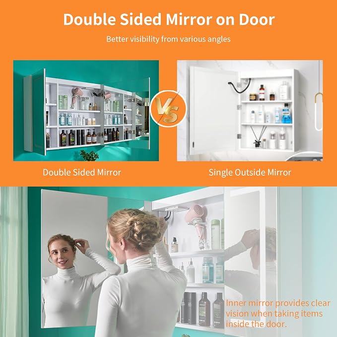 LED Lighted Medicine Cabinet