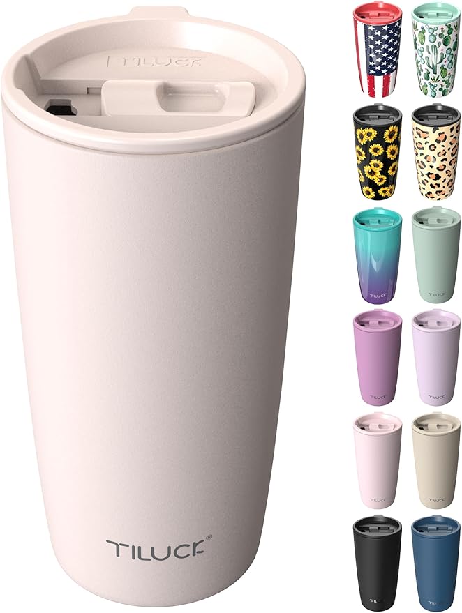 TILUCK 20 oz Insulated Coffee Tumbler