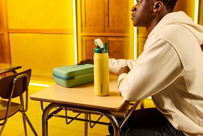 STANLEY IceFlow Flip Straw 2.0 Water Bottle 24 oz | Built-In Straw