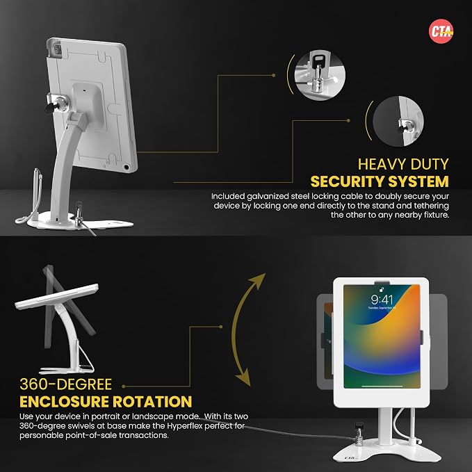 Dual Kiosk Stand – CTA Dual Security Kiosk Stand