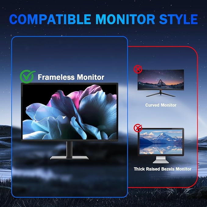 Magnetic Computer Privacy Screen Filter 24 Inch