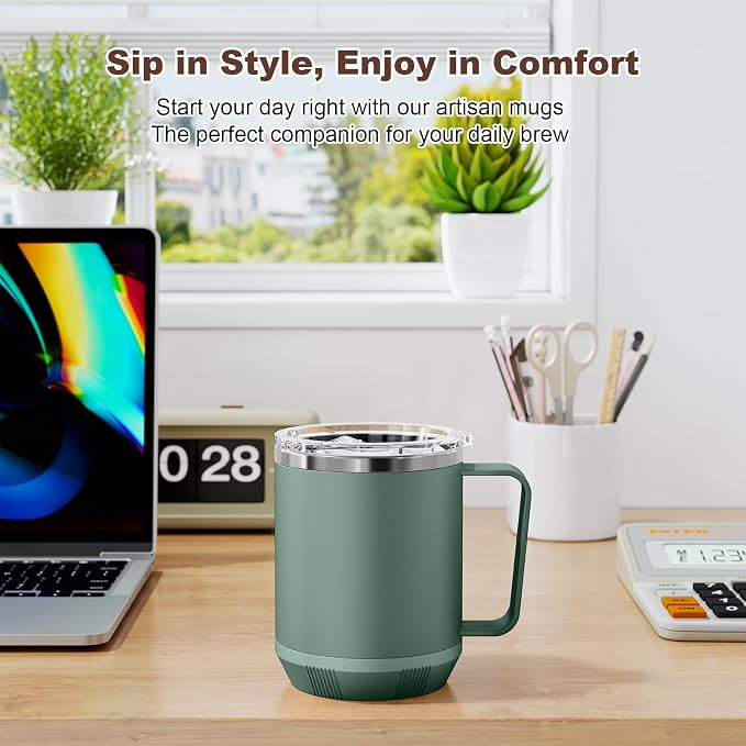 Felibeaco 16oz Heated Coffee Mug