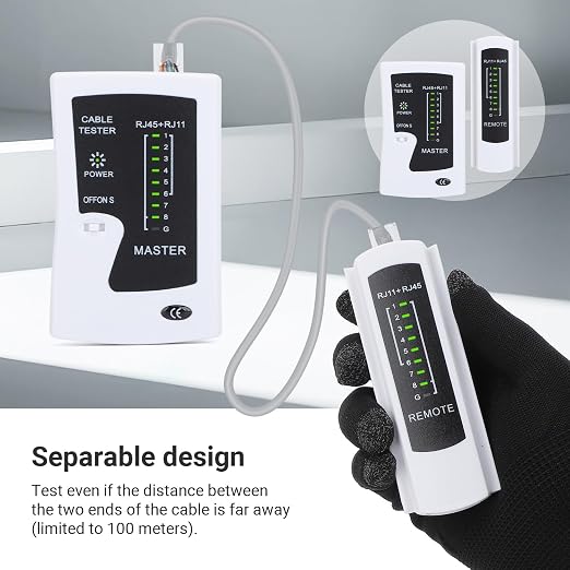 RJ45 Cable Tester Network Cable Tester Ethernet Wire Test Tool