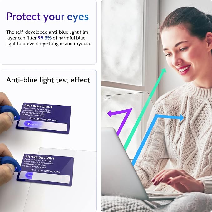 3-Pack Anti Blue Light Screen Protector
