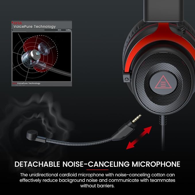 EKSA E900 Gaming Headset with Microphone