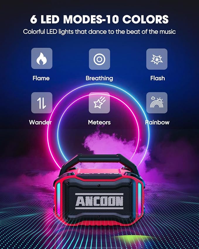 Speakers Bluetooth Wireless: 80W Loud Speaker