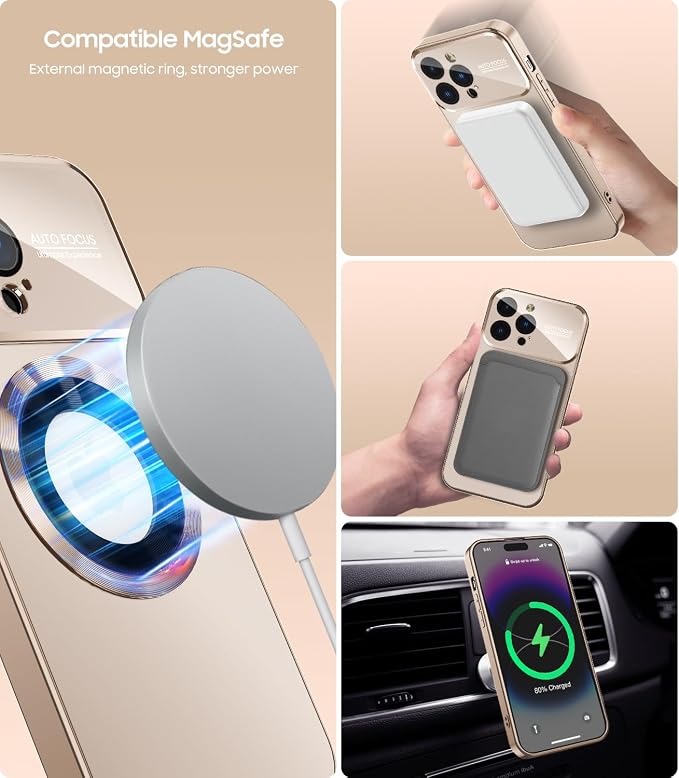 Magnetic for iPhone 14 Pro Max Case, Compatible