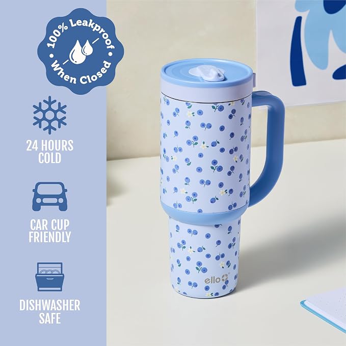 Ello Oasis 40oz Insulated Stainless Steel Tumbler
