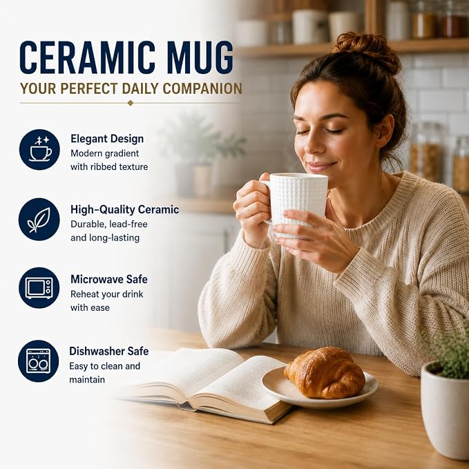 Large Coffee Mugs, 20 oz Ceramic Coffee Cups