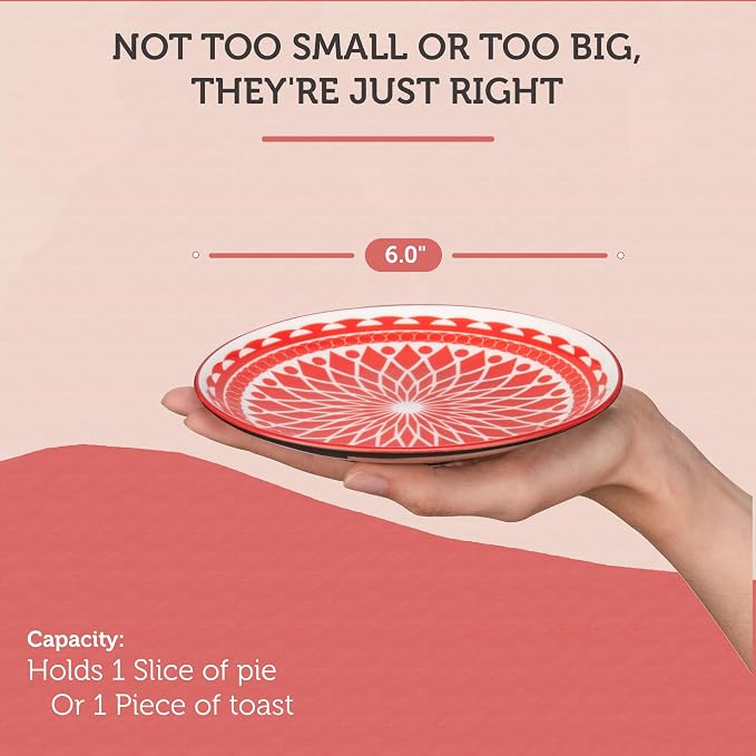 Dessert Plates - Small 6 Inch Plate