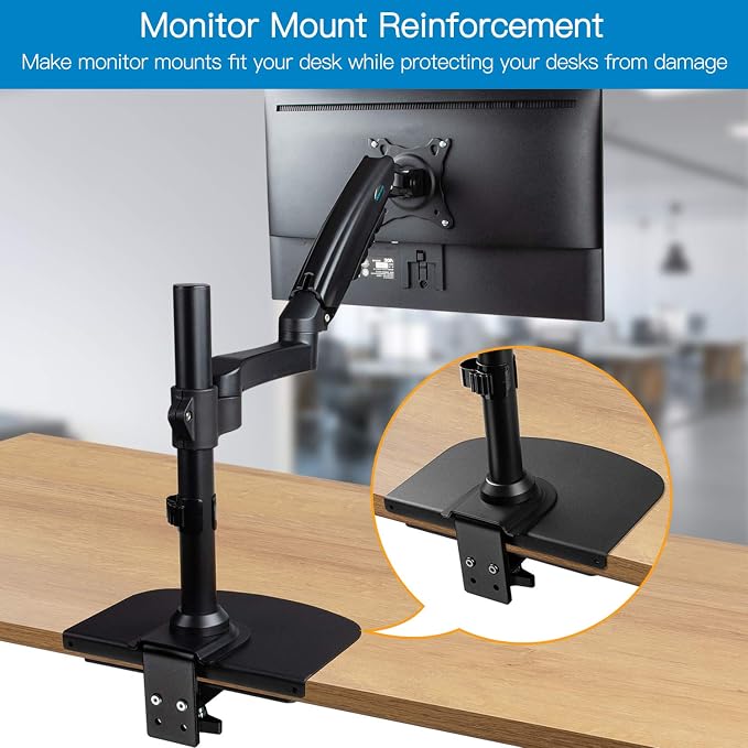 HUANUO Steel Monitor Mount Reinforcement Plate